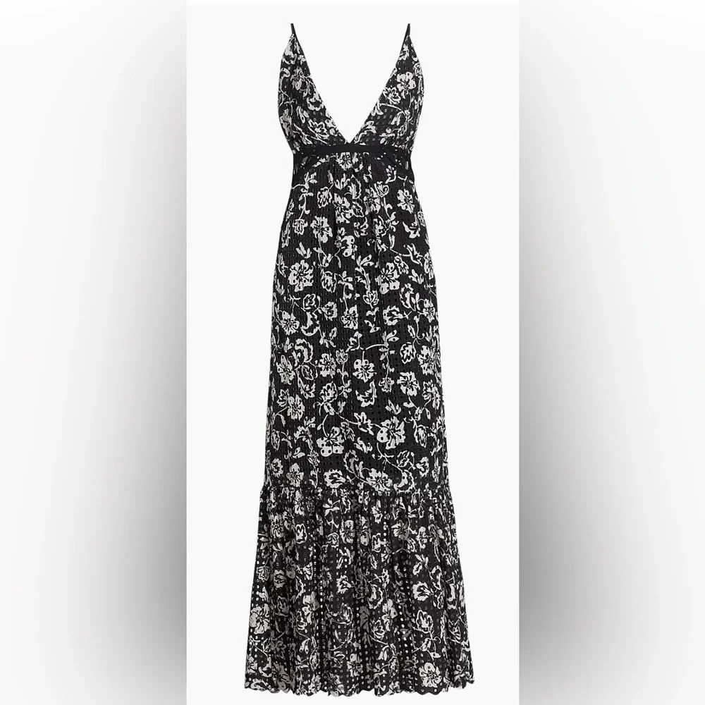Ramy Brook Ingrid Floral Eyelet Maxi Dress - Picture 5 of 11